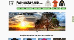 Desktop Screenshot of farmingapparel.com